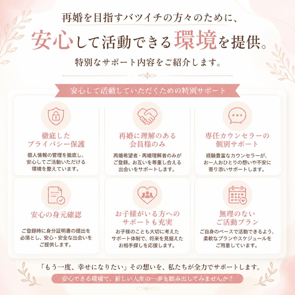 2. バツイチ再婚のニーズに応える