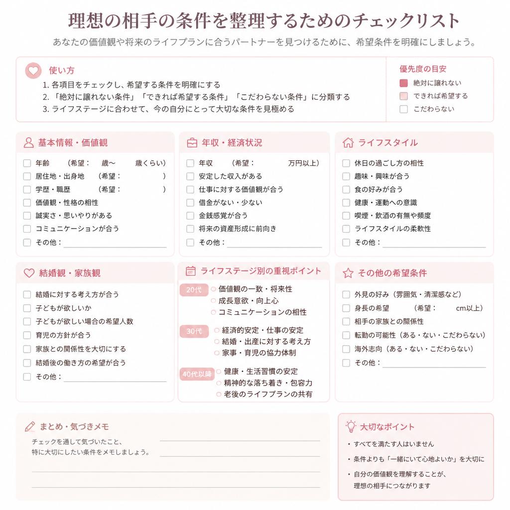 理想の相手とは？