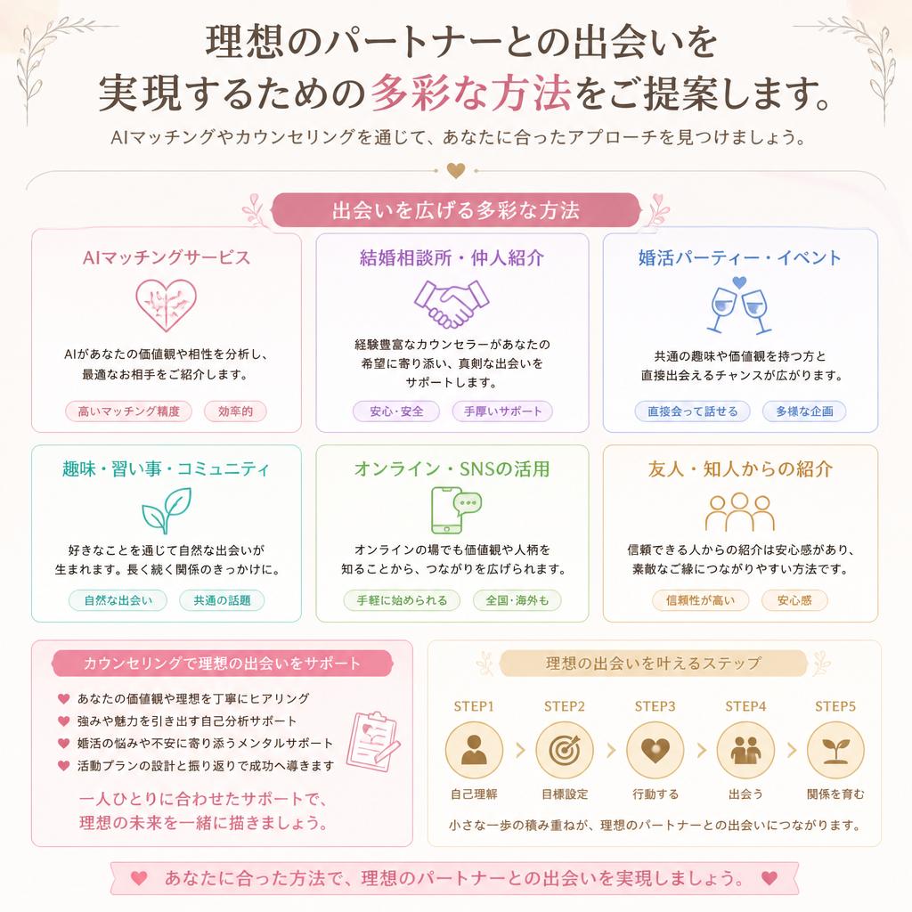 理想のパートナーとの出会い方