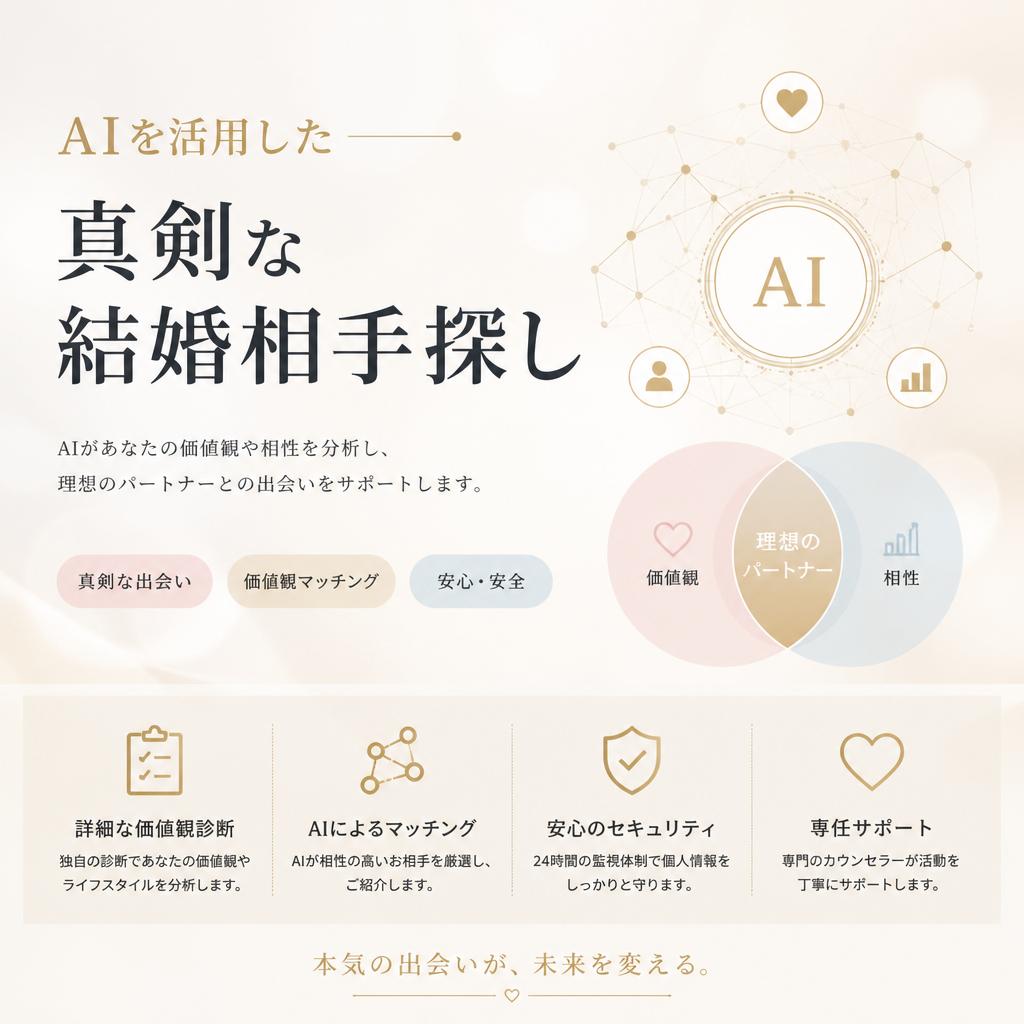 AIを活用した真剣な結婚相手探し