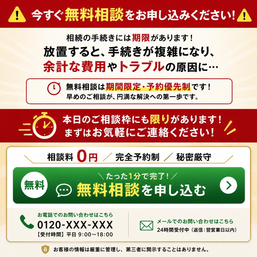 今すぐ無料相談をお申し込み！