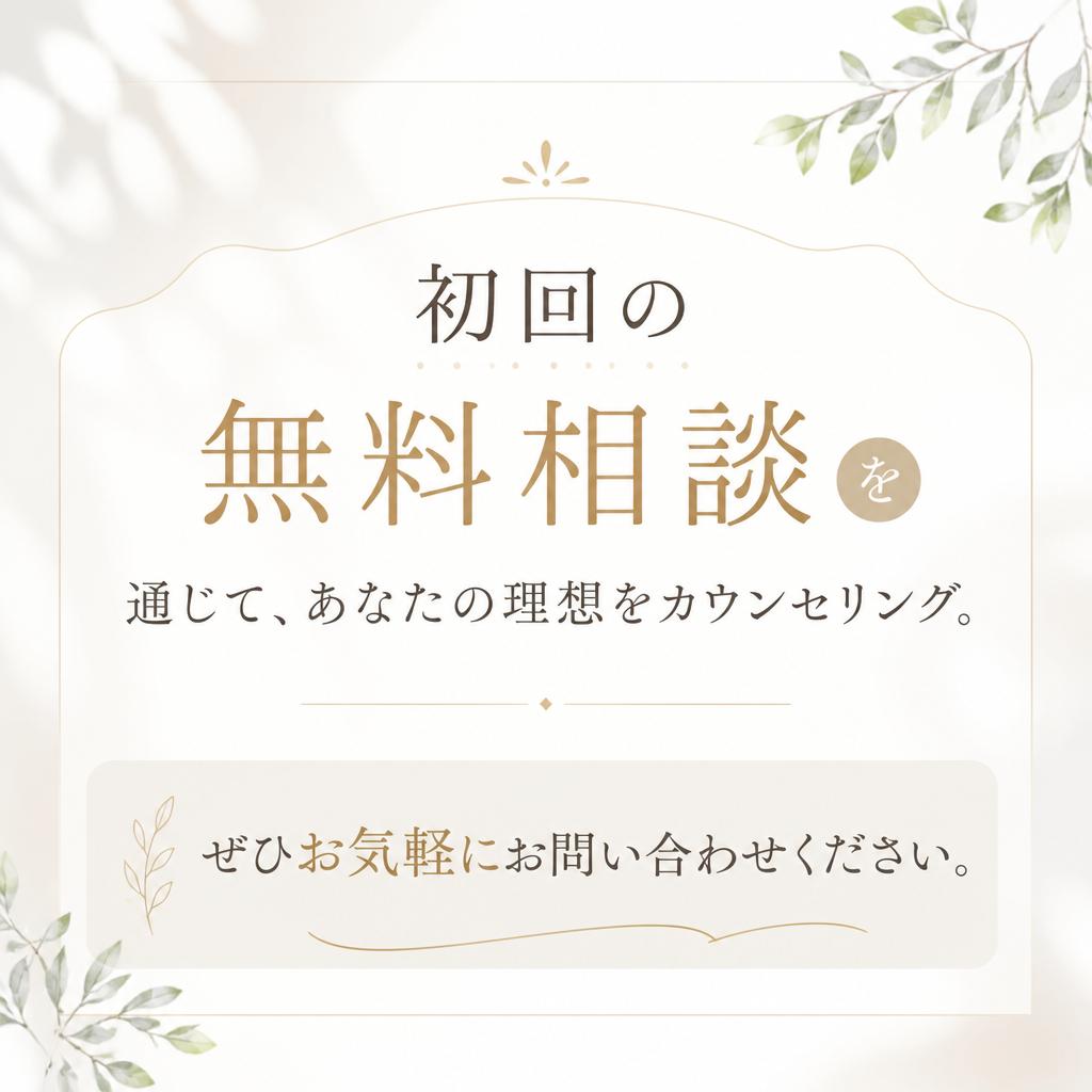 今すぐ無料相談を予約しよう！