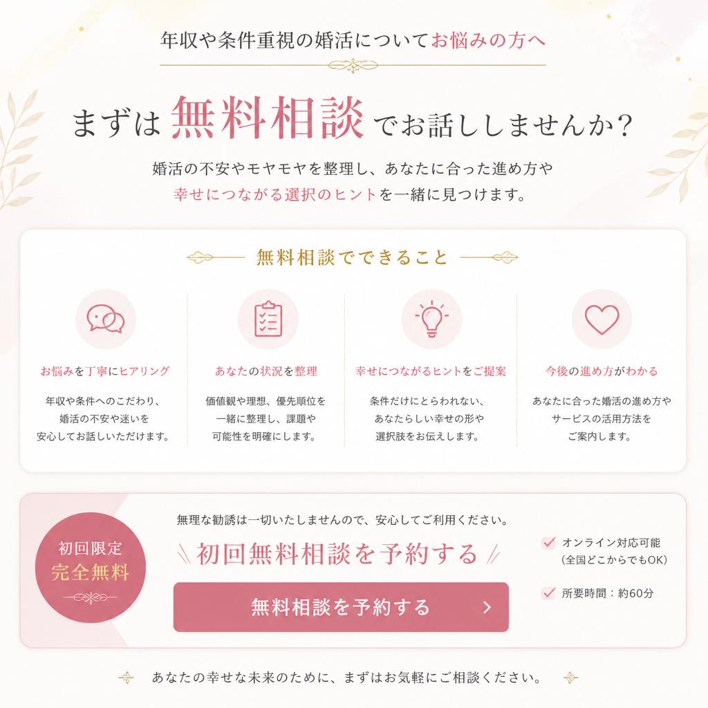 まずは無料相談をしてみませんか？