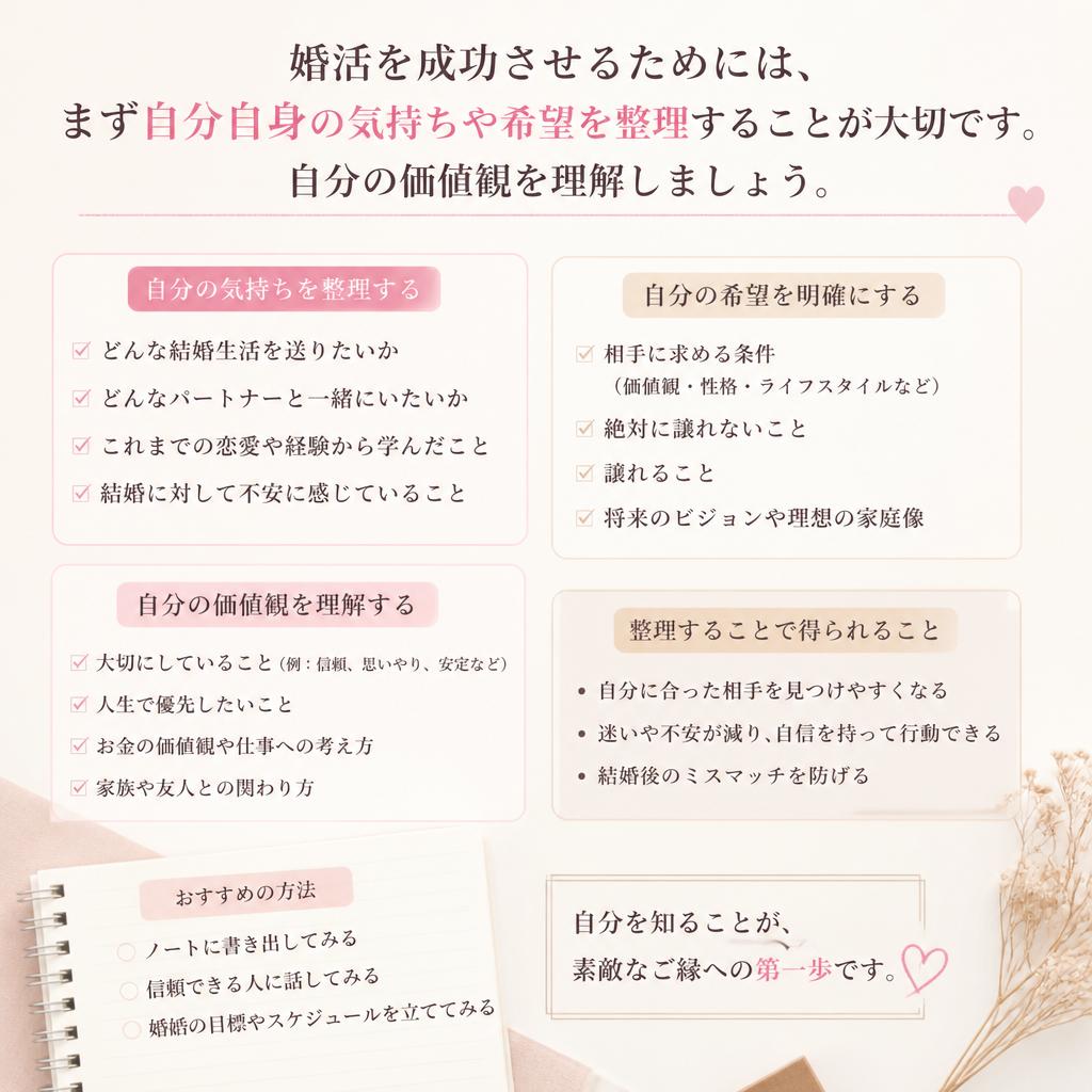2. 心の準備が婚活の第一歩