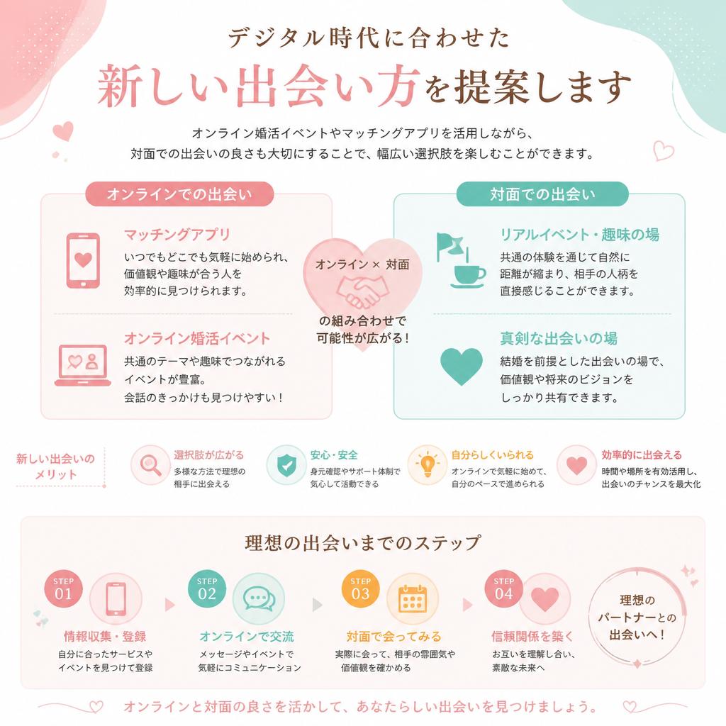 新しい出会い方：オンラインとリアルの融合