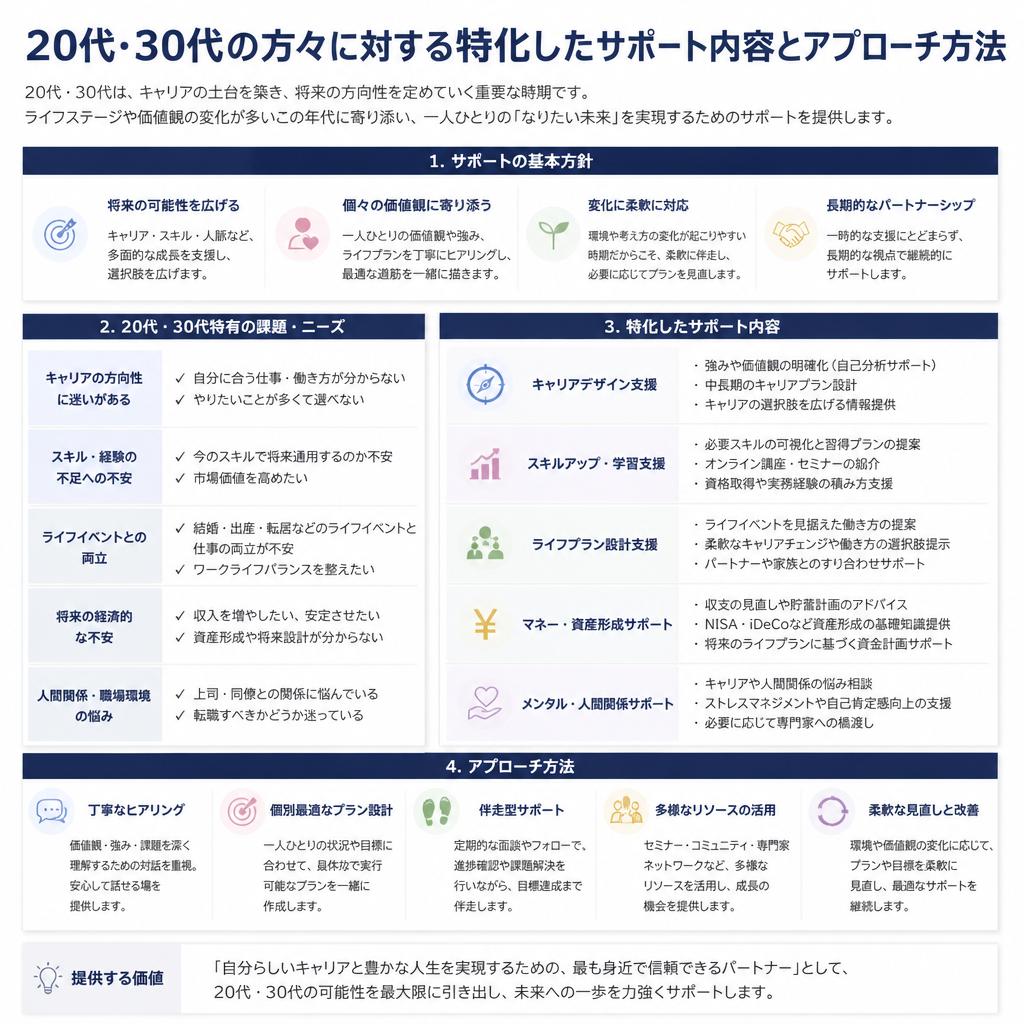 ライフスタイルに合わせたサポート